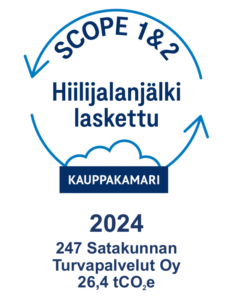 Hiilijalanjälki laskettu - merkki