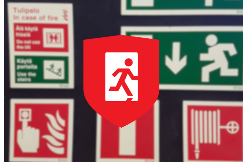 Poistumishajroitus kuvituskuva