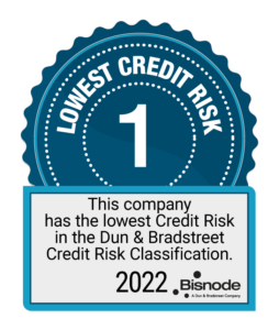 Bisnode-DnB-riskiluokka-1: LOWEST CREDIT RISK 2022